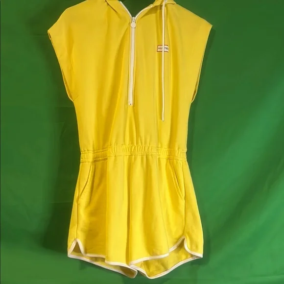 Hunter Yellow Hooded jumpsuit - Picture 7 of 8